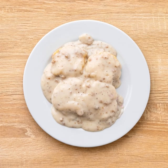 Biscuit & Sausage Gravy.